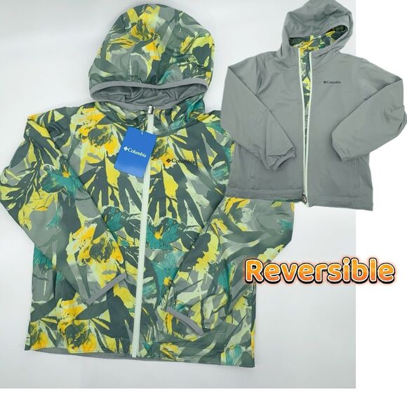 Columbia Kids’ Pixel Grabber™ Reversible Jacket XS (6/7) NWT Org $65 - Picture 1 of 9